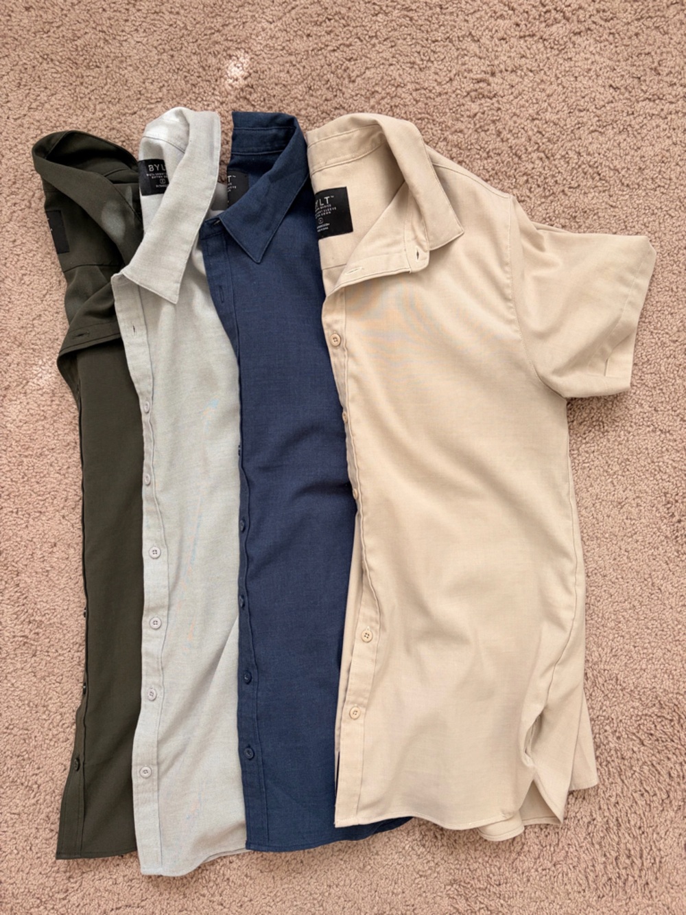 BYLT Short Sleeve Button down lot (Medium)